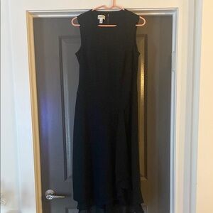 Talbots Womens Black Sheath Dress